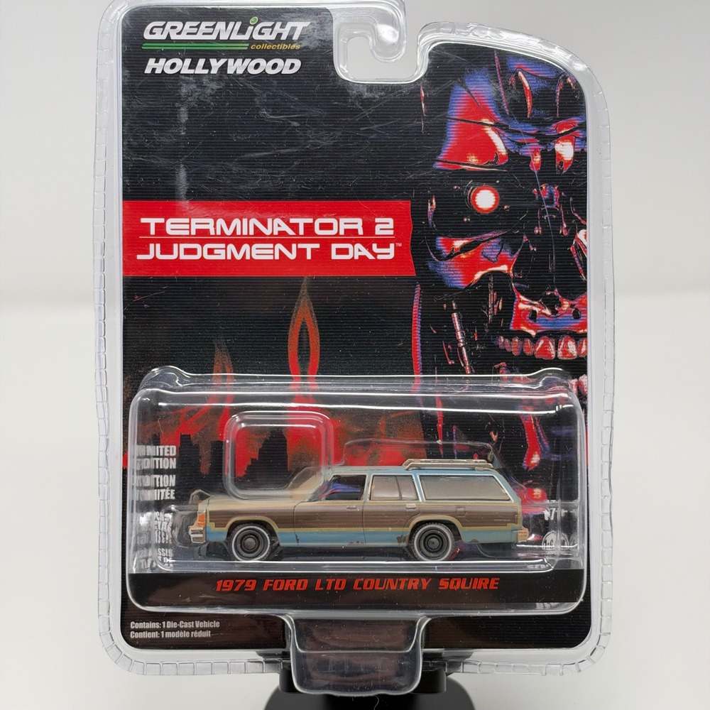 Greenlight Hollywood Terminator 2 1979 Ford LTD Country Squire 1:64 Die-Cast Car